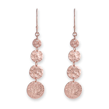 Bianc Rose Gold Jingle Hook Earrings - 10100356 | Ice Jewellery Australia