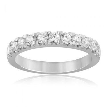 Luminesce Lab Grown Diamond 1 Carat Silver Eternity Ring