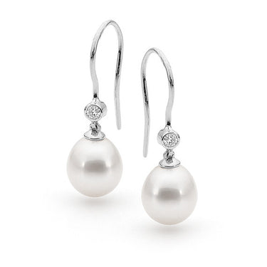 Ikecho Pearl Earrings - Ice Jewellery Australia