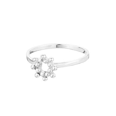 Ichu Ball Cluster Flower Ring - K1403-5 | Ice Jewellery Australia