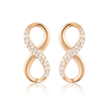 Georgini Forever Infinity Earrings- Rose Gold - IE842RG | Ice Jewellery Australia