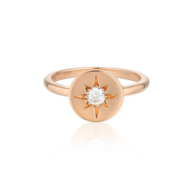 Georgini Stellar Lights Rose Gold Ring -  IR434RG | Ice Jewellery Australia