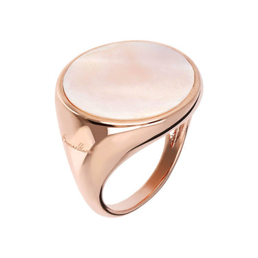 Bronzallure Natural Stone Chevalier Rose Gold Ring - WSBZ00711.PM | Ice Jewellery Australia